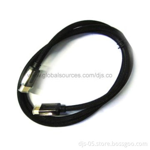 HDMI® Cable with Metal Shell and Nickel/Gold-plated Connector